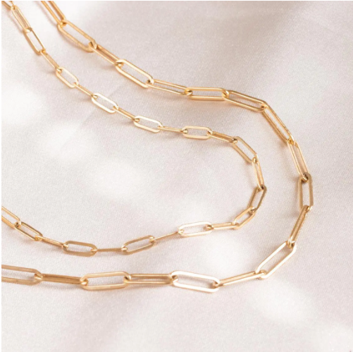 Paperclip Link Chain Necklace